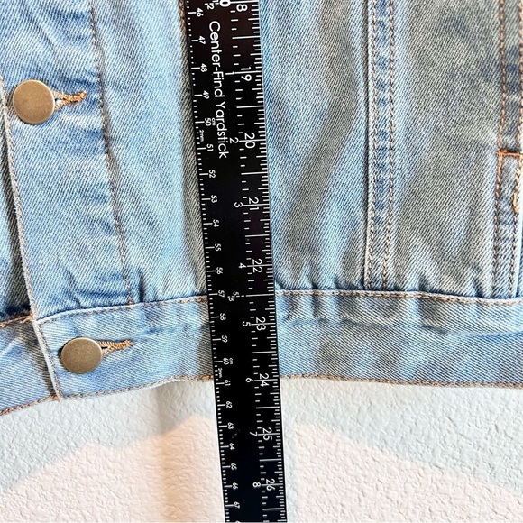 Friends TV Series You’re My Lobster Denim Blue Jean Vest Size Medium 90s Y2K EUC - Picture 8 of 9